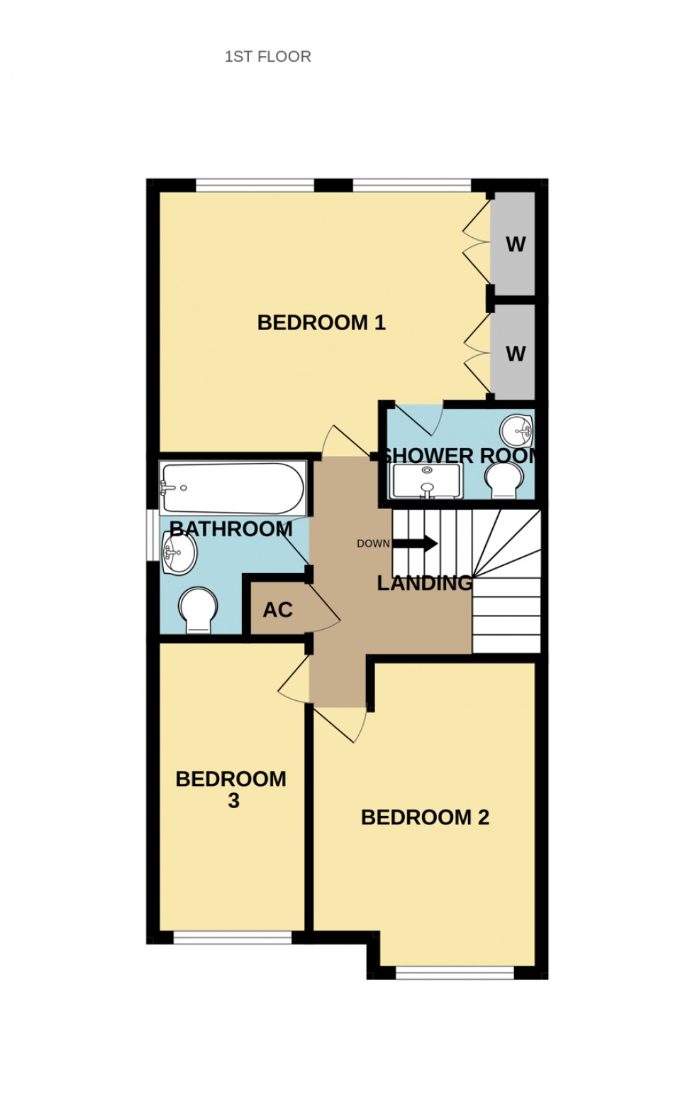 Floorplan for Phoenix Terrace, Hartley Wintney