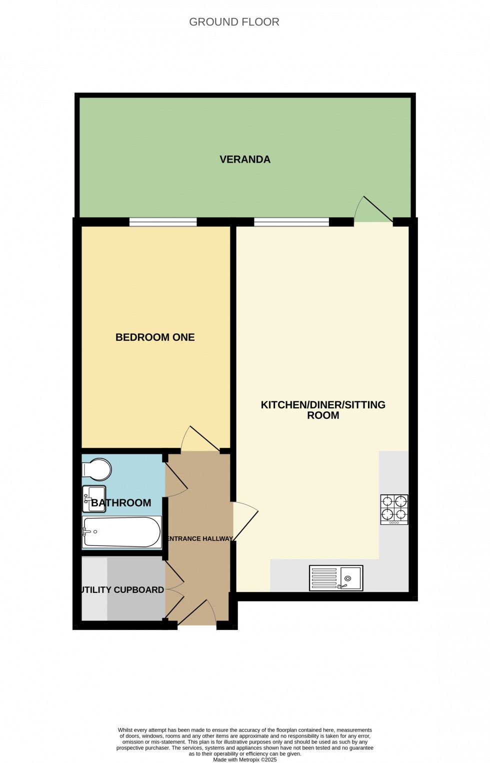 Floorplan for Station Road, Hook