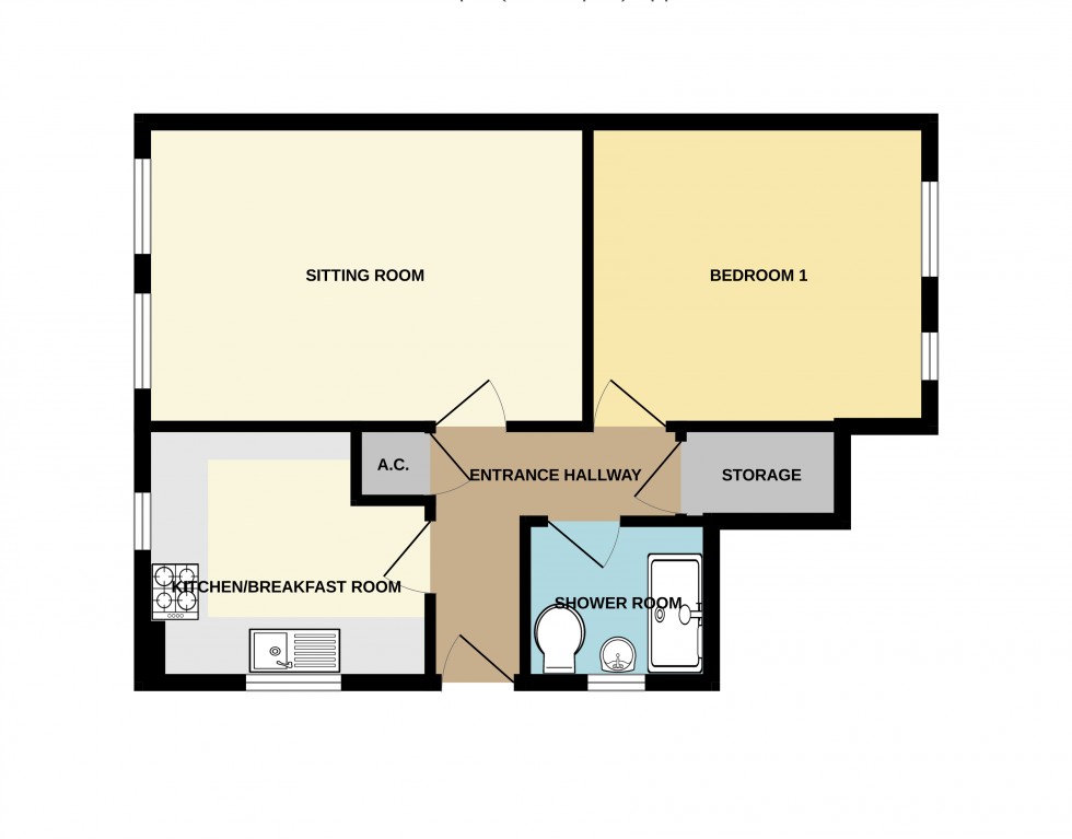 Floorplan for High Street, Hartley Wintney