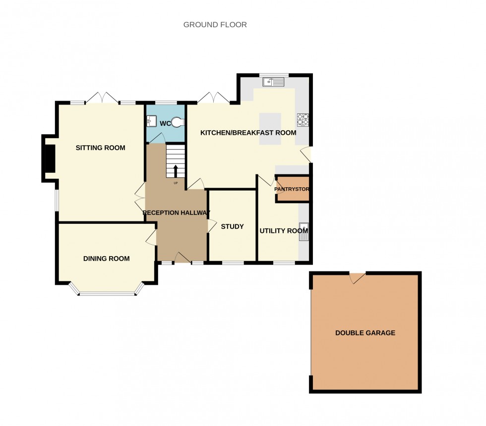 Floorplan for Church Lane, Heckfield
