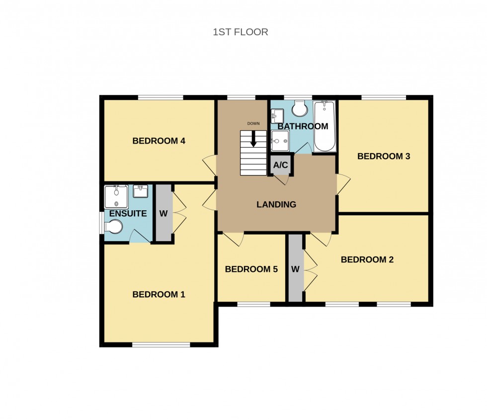 Floorplan for Church Lane, Heckfield