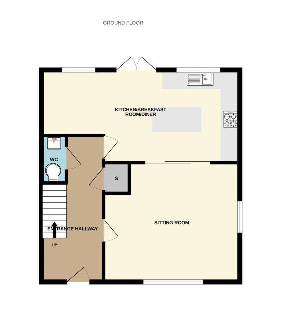 Floorplan for Monachus Row, Hartley Wintney