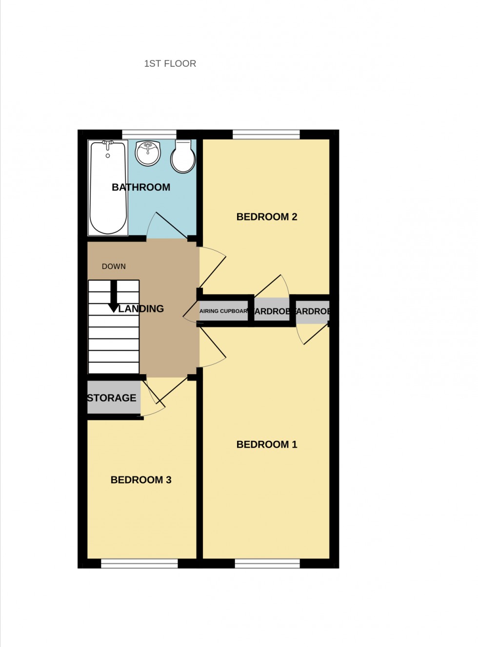 Floorplan for Brookside Walk, Tadley