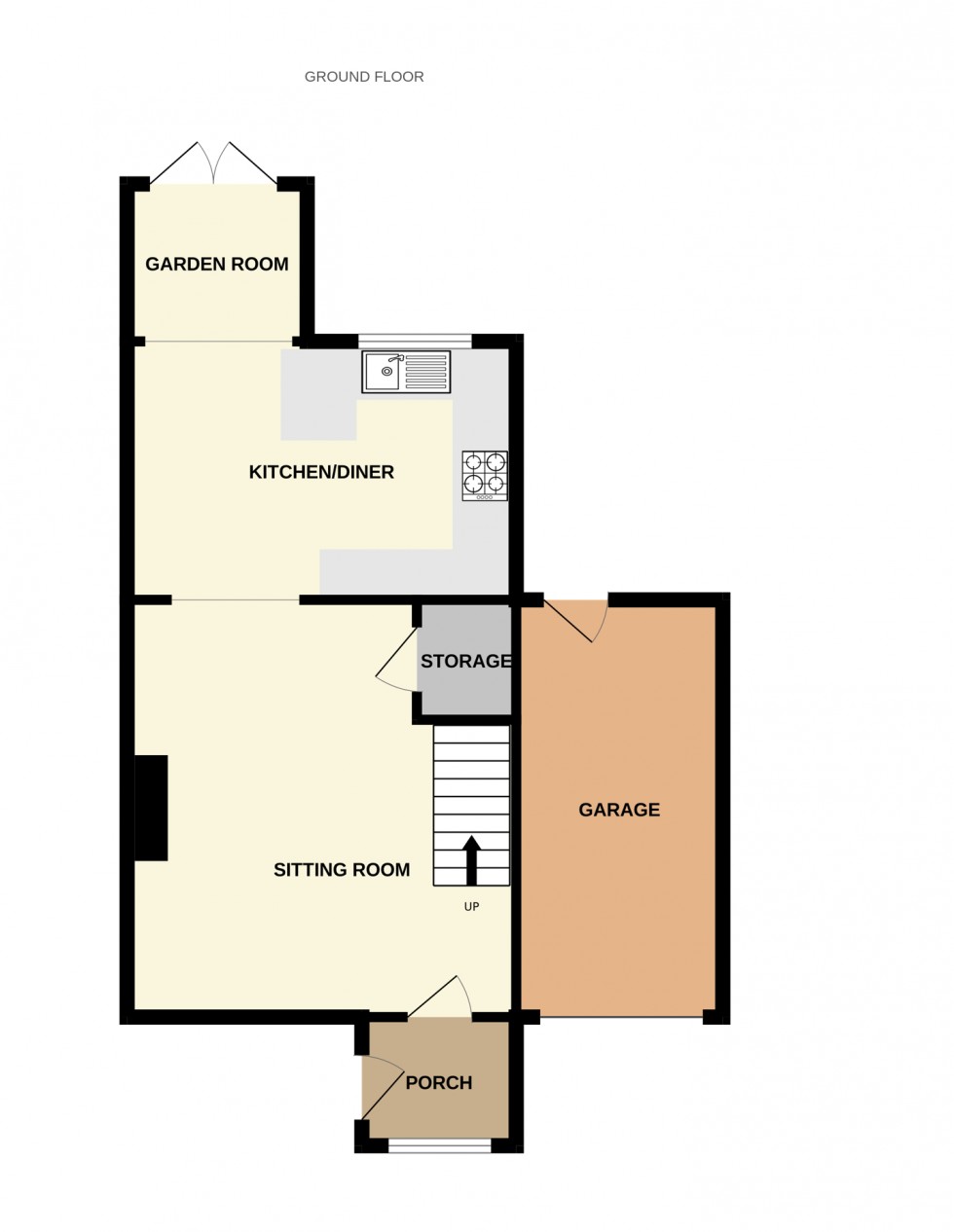 Floorplan for Bramshott Drive, Hook