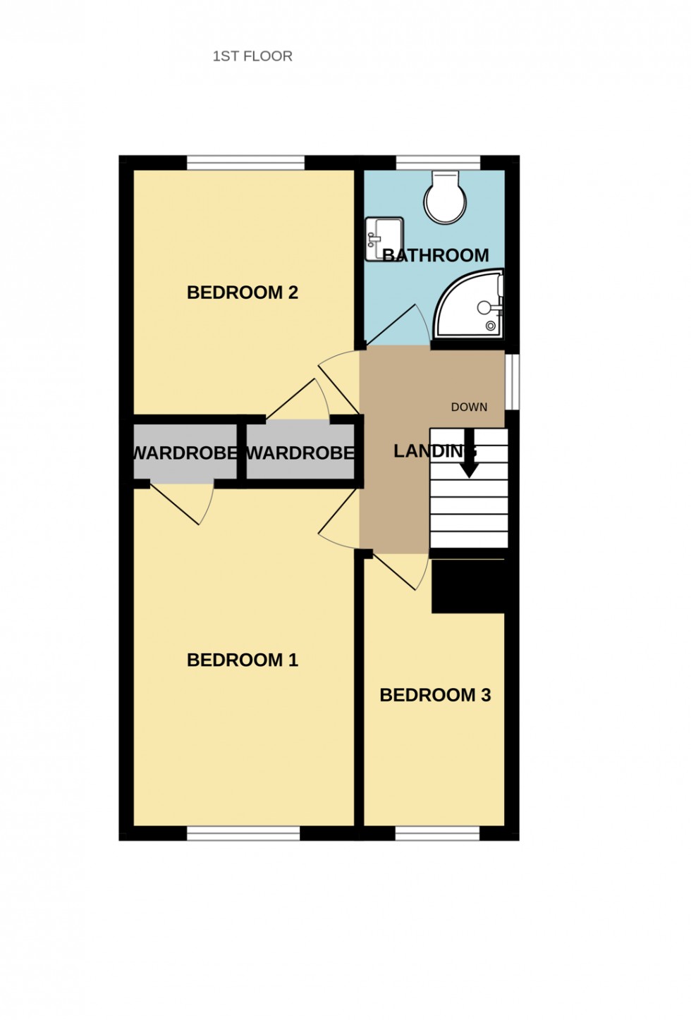Floorplan for Bramshott Drive, Hook