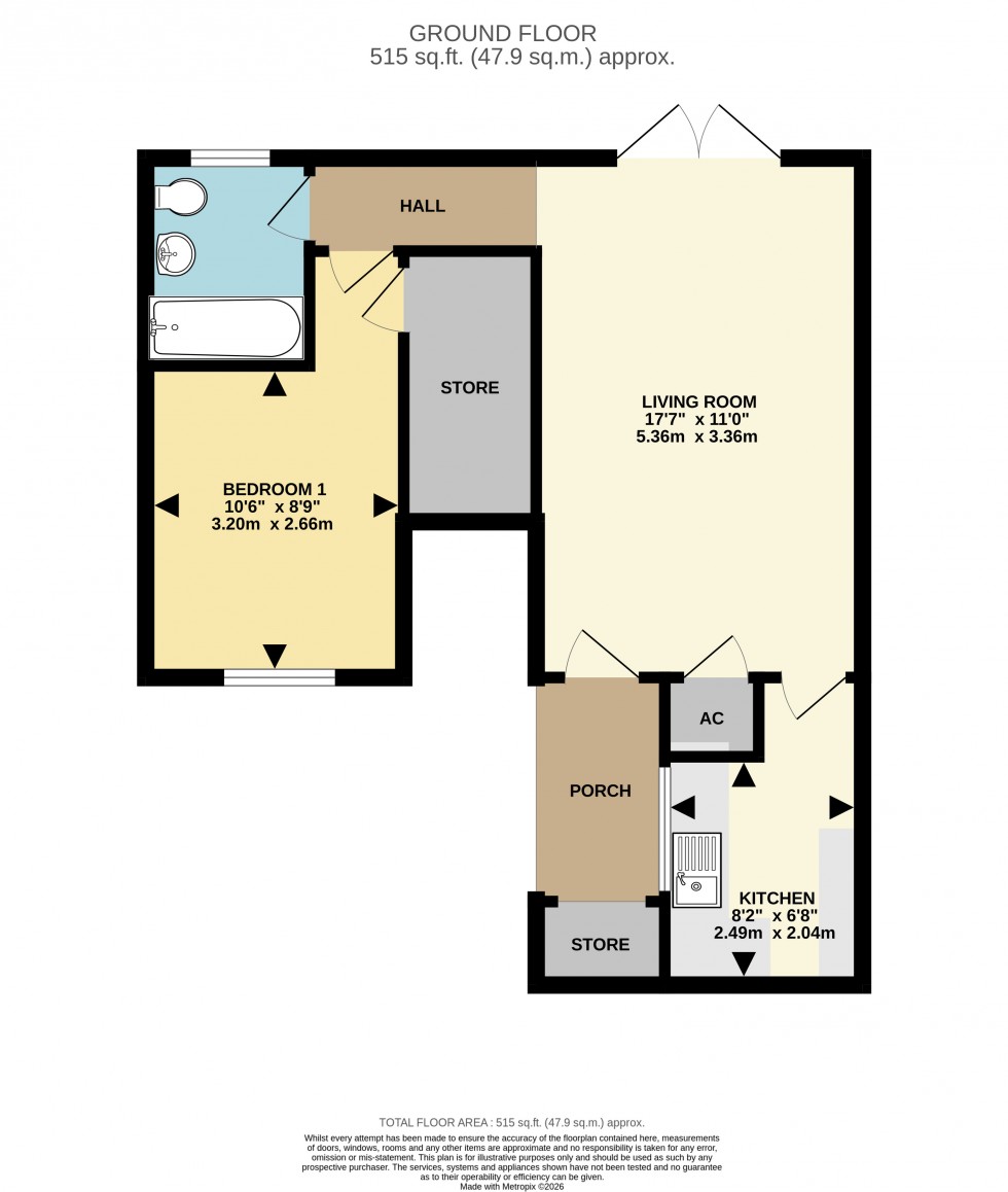 Floorplan for Rooksdown, Basingstoke