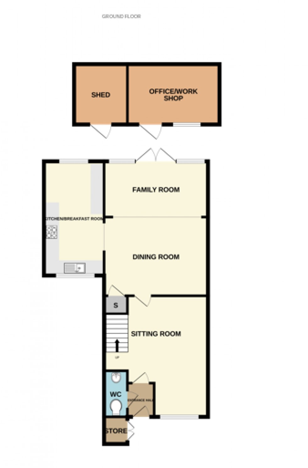 Floorplan for The Orchard, Hartley Wintney