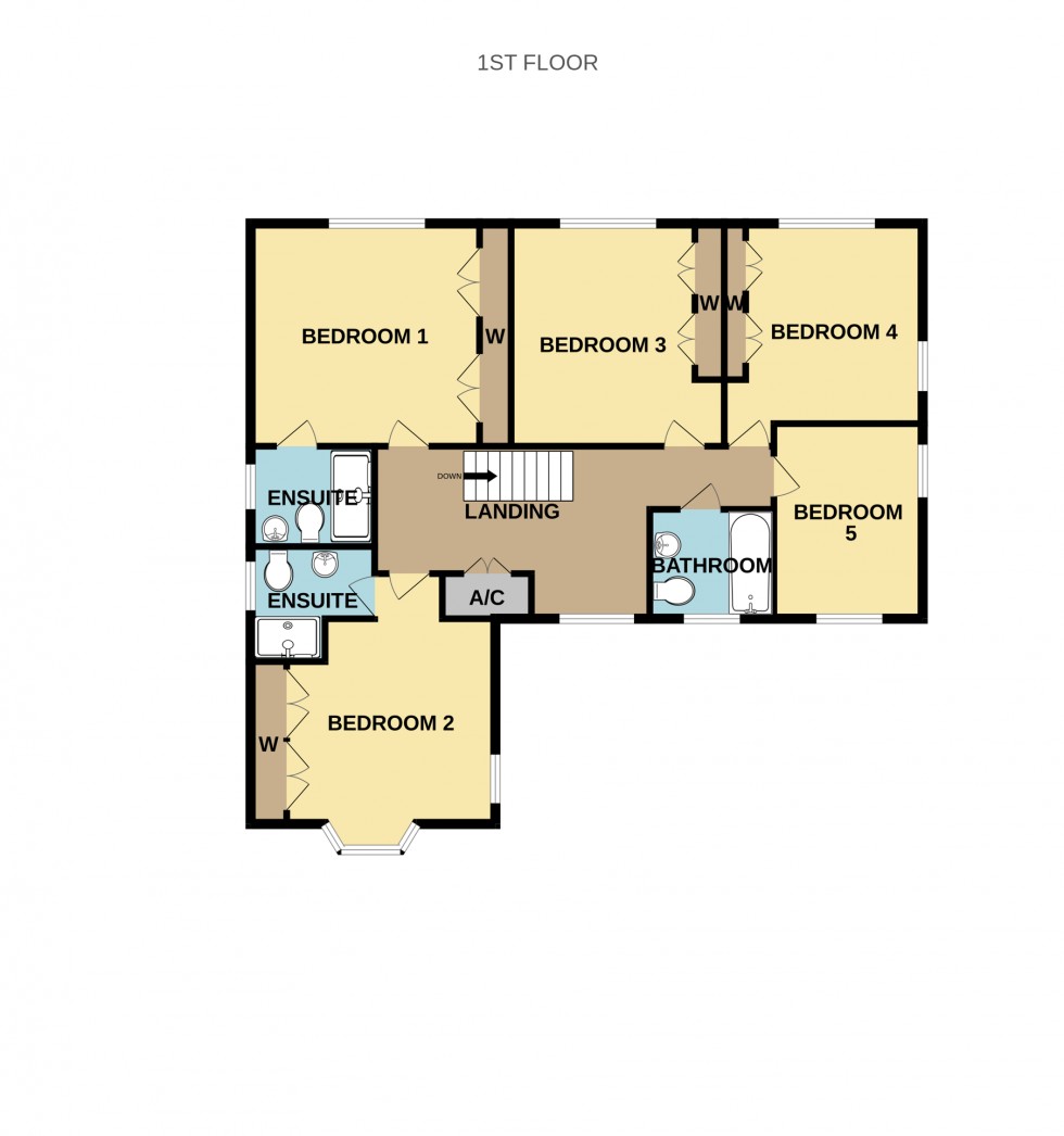 Floorplan for Chestnut Gardens, Hartley Wintney