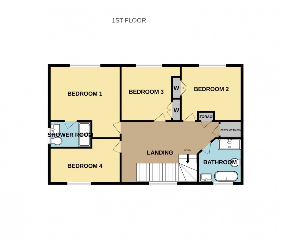 Floorplan for Meadow Lane, Hartley Wintney