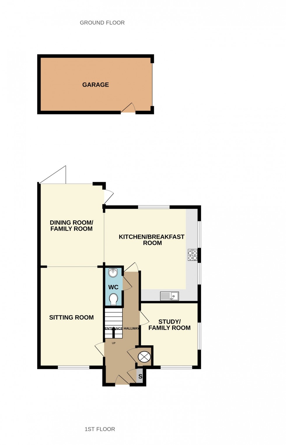 Floorplan for St. Savin, Hartley Wintney