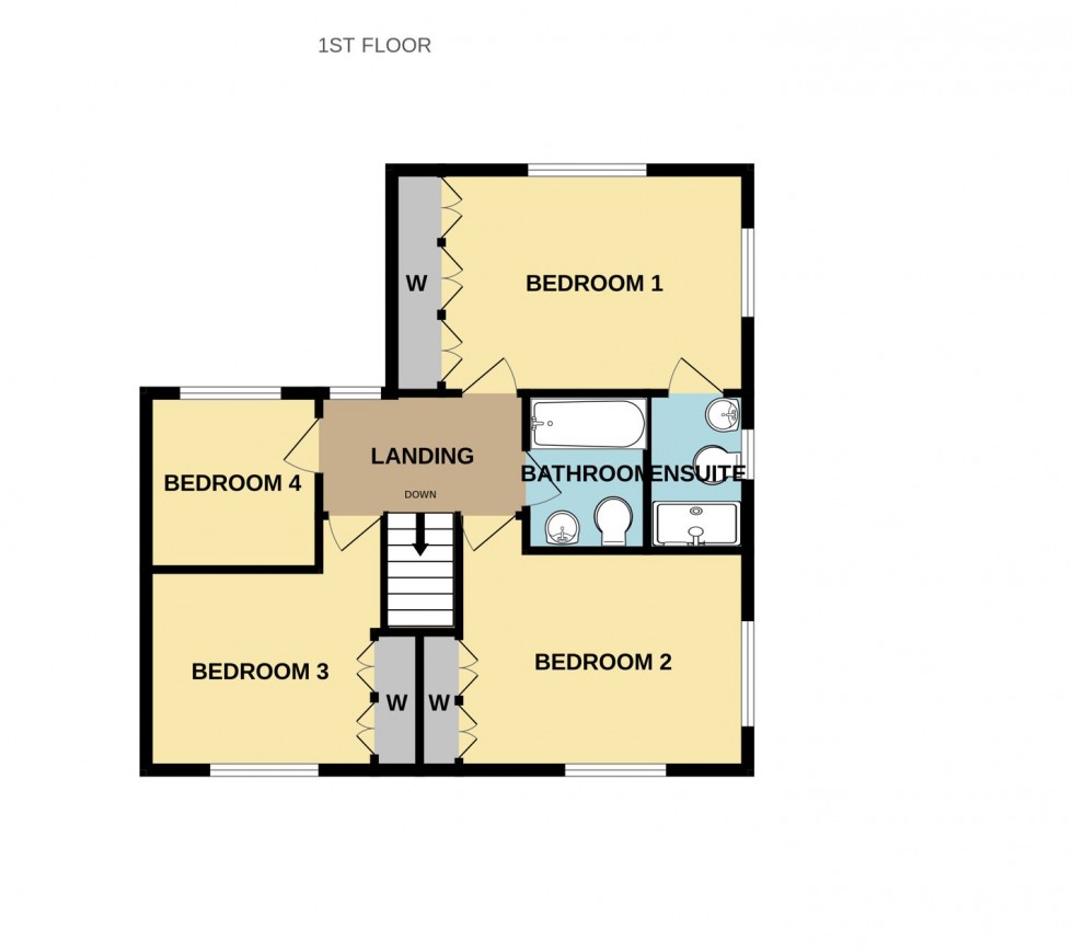Floorplan for St. Savin, Hartley Wintney