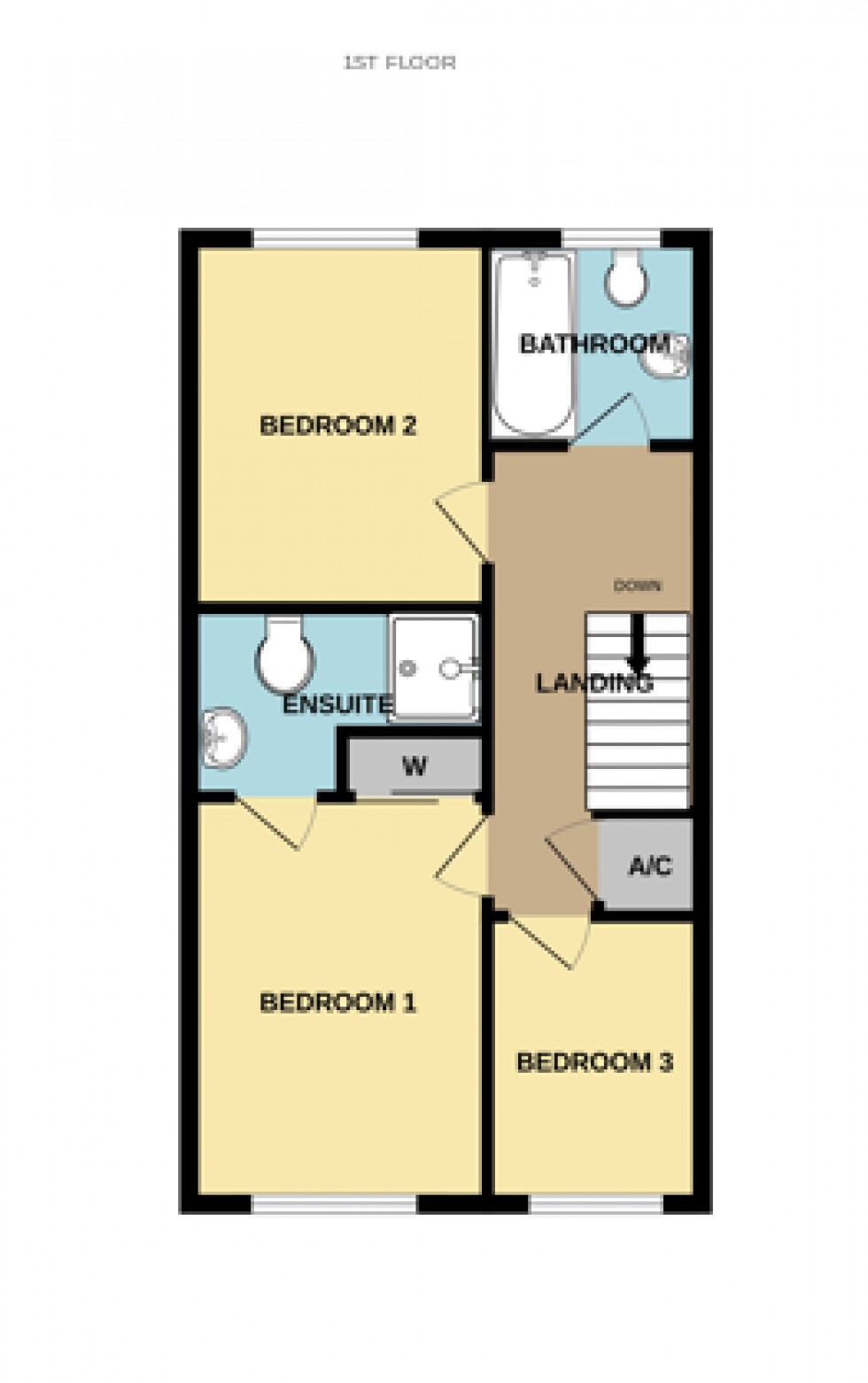 Floorplan for Damson Drive, Hartley Wintney