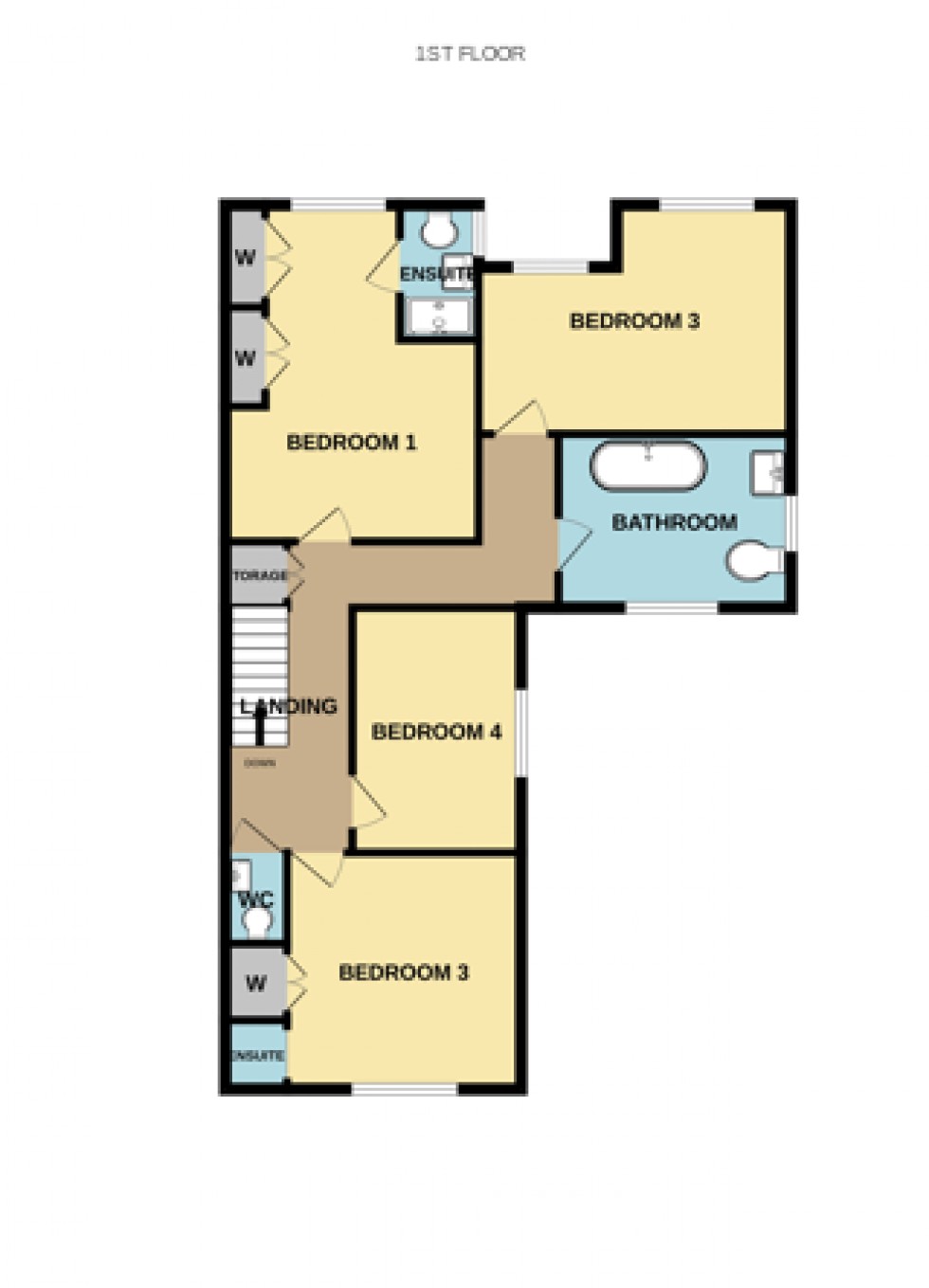 Floorplan for New Mill Lane, Eversley