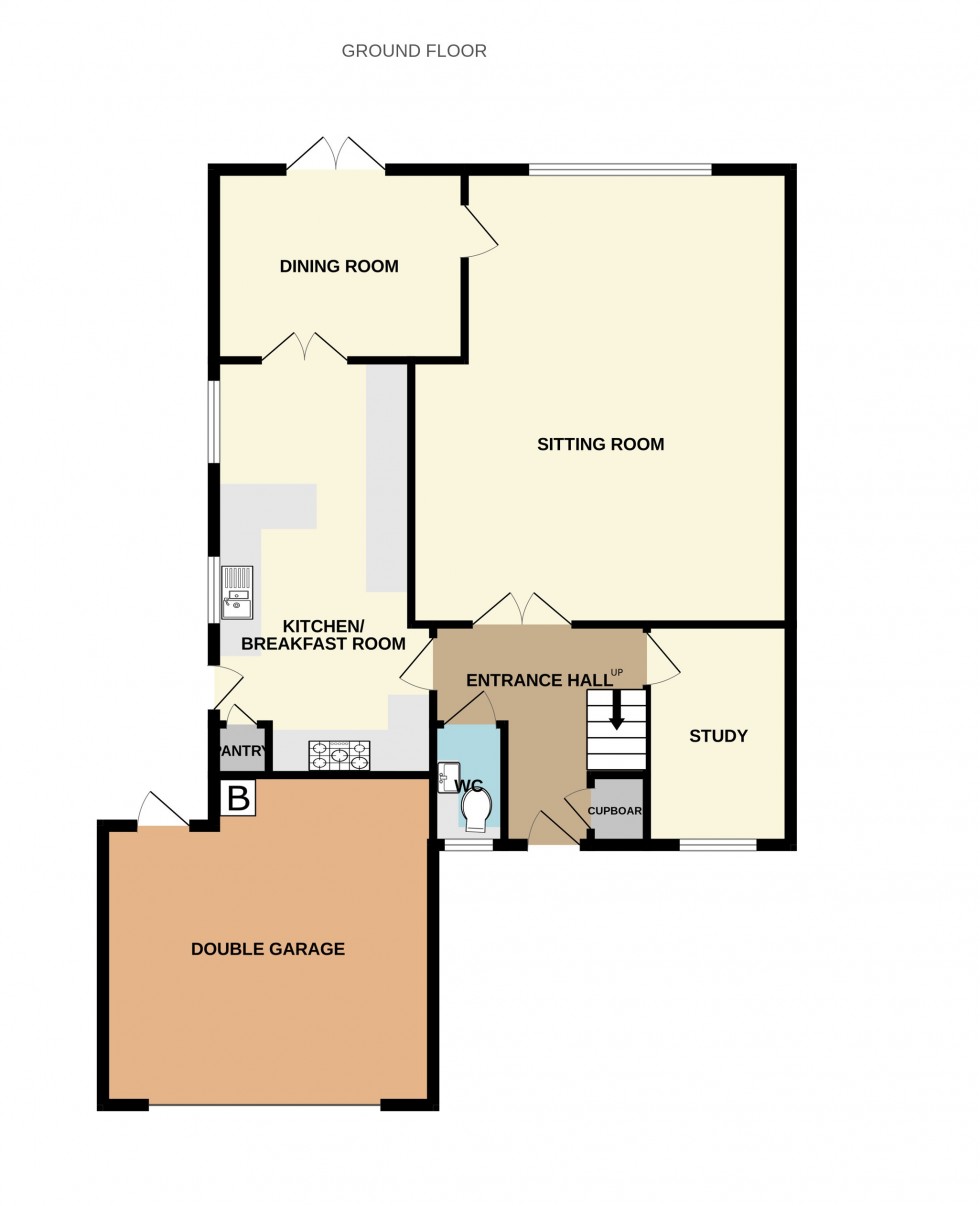Floorplan for Hartford Road, Hartley Wintney
