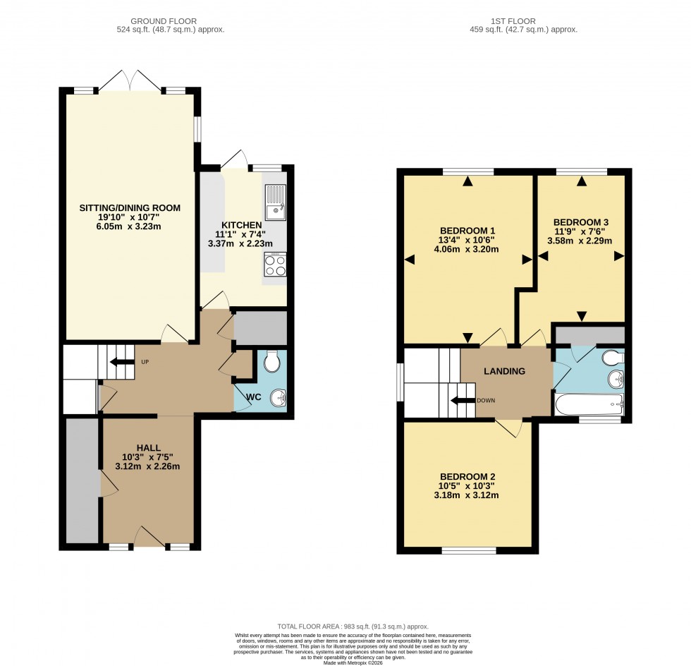 Floorplan for Oakridge, Basingstoke