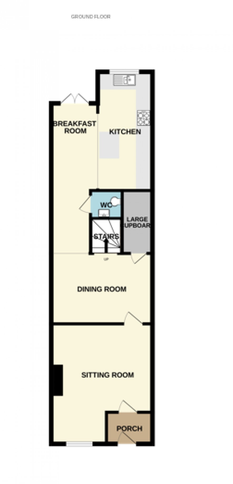 Floorplan for Causeway Cottages, Hartley Wintney