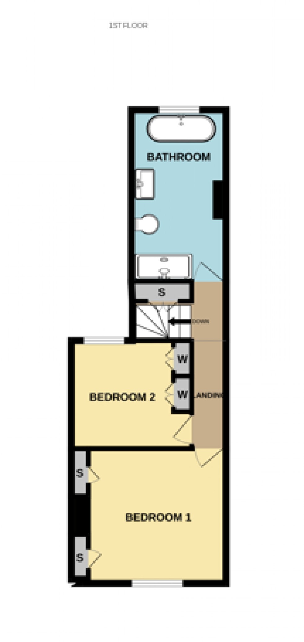 Floorplan for Causeway Cottages, Hartley Wintney