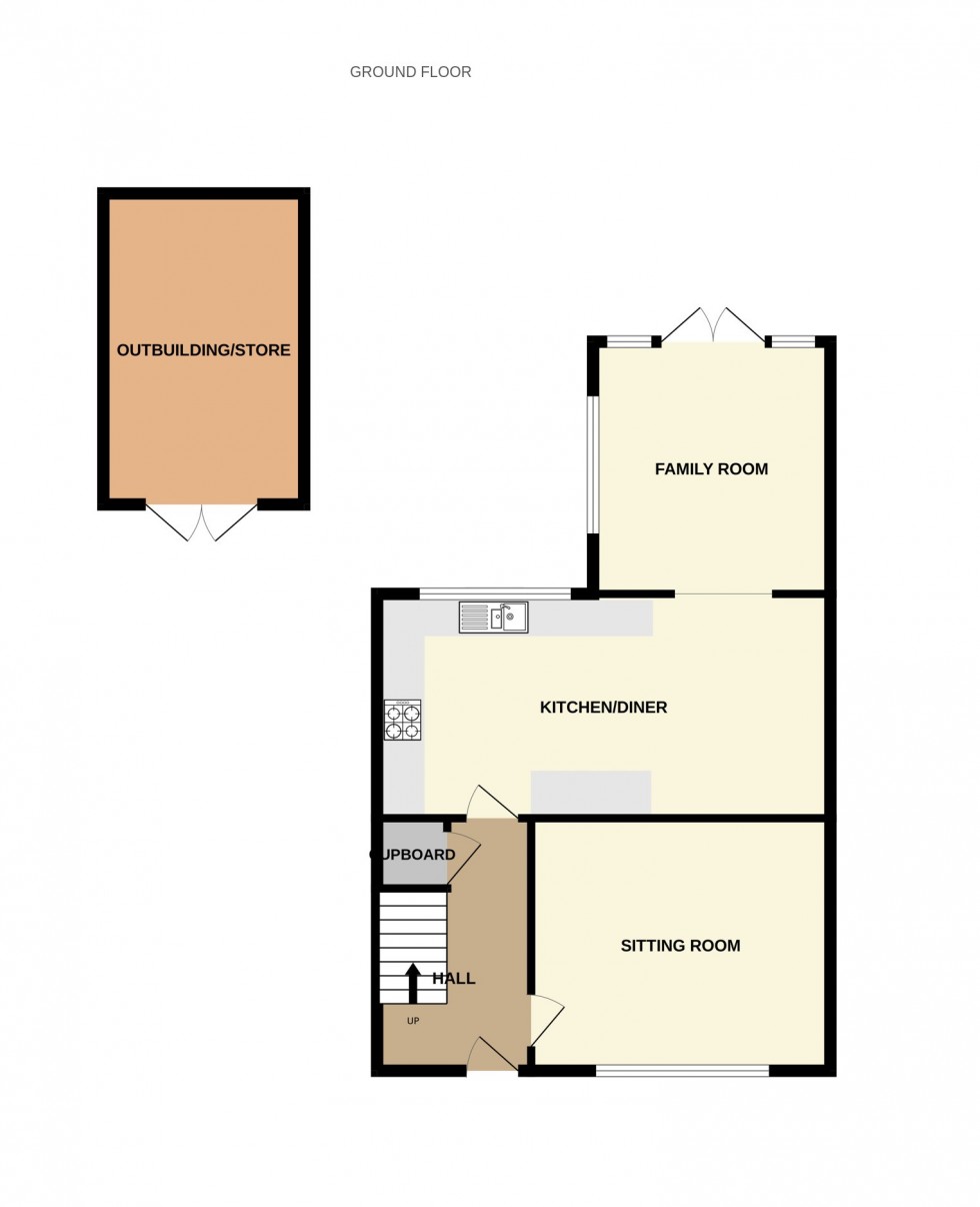 Floorplan for Weir Road, Hartley Wintney
