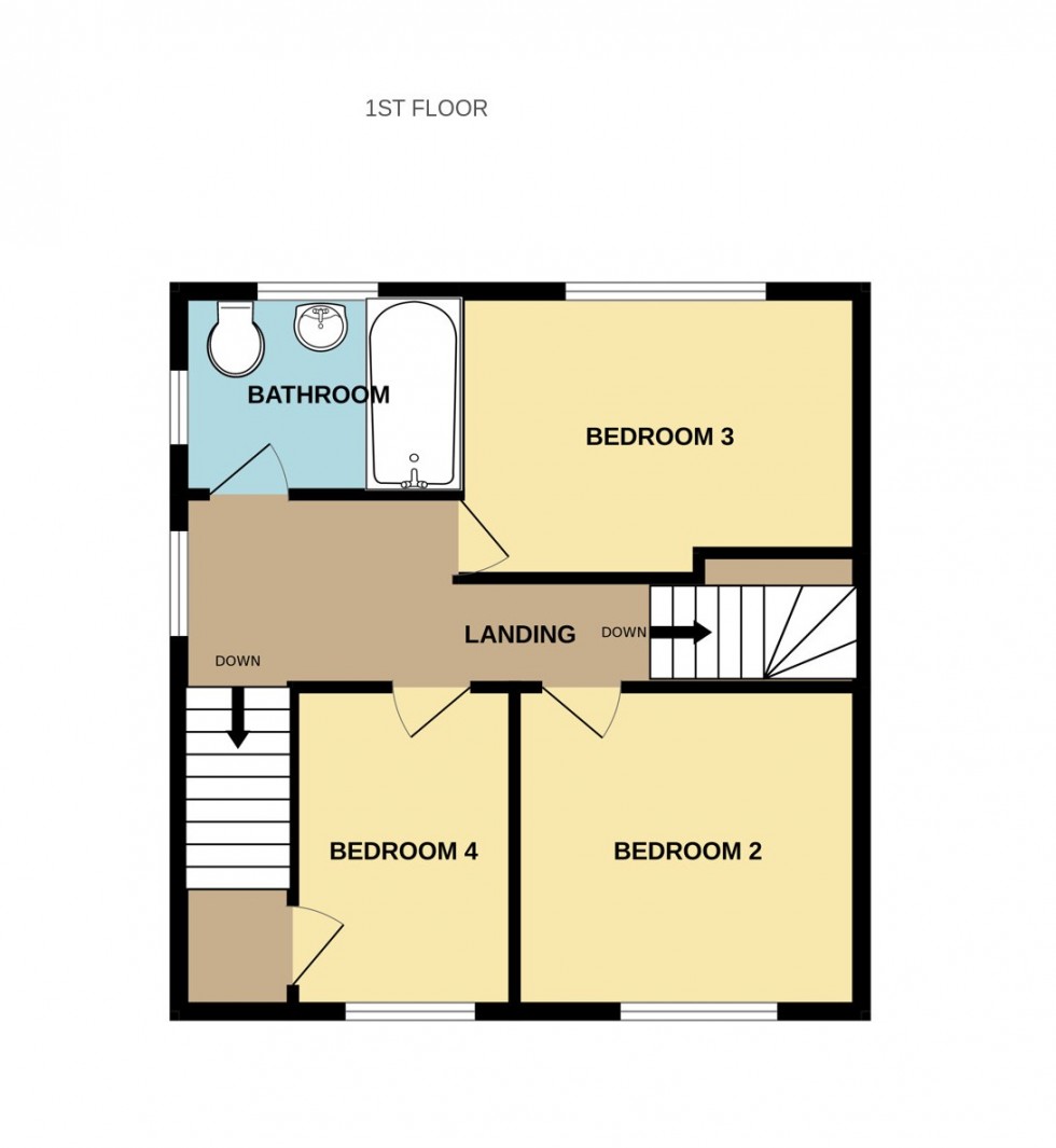 Floorplan for Weir Road, Hartley Wintney