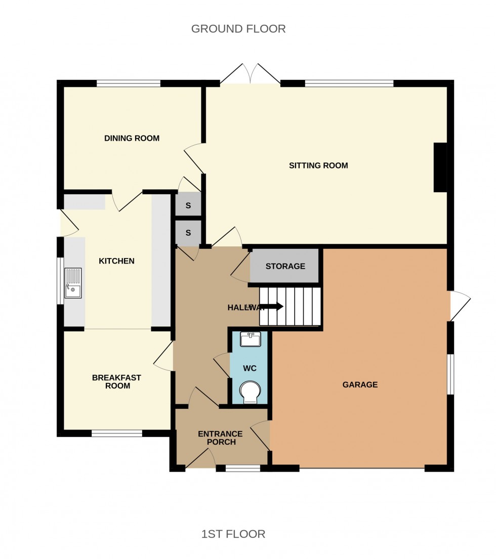 Floorplan for Bracknell Lane, Hartley Wintney