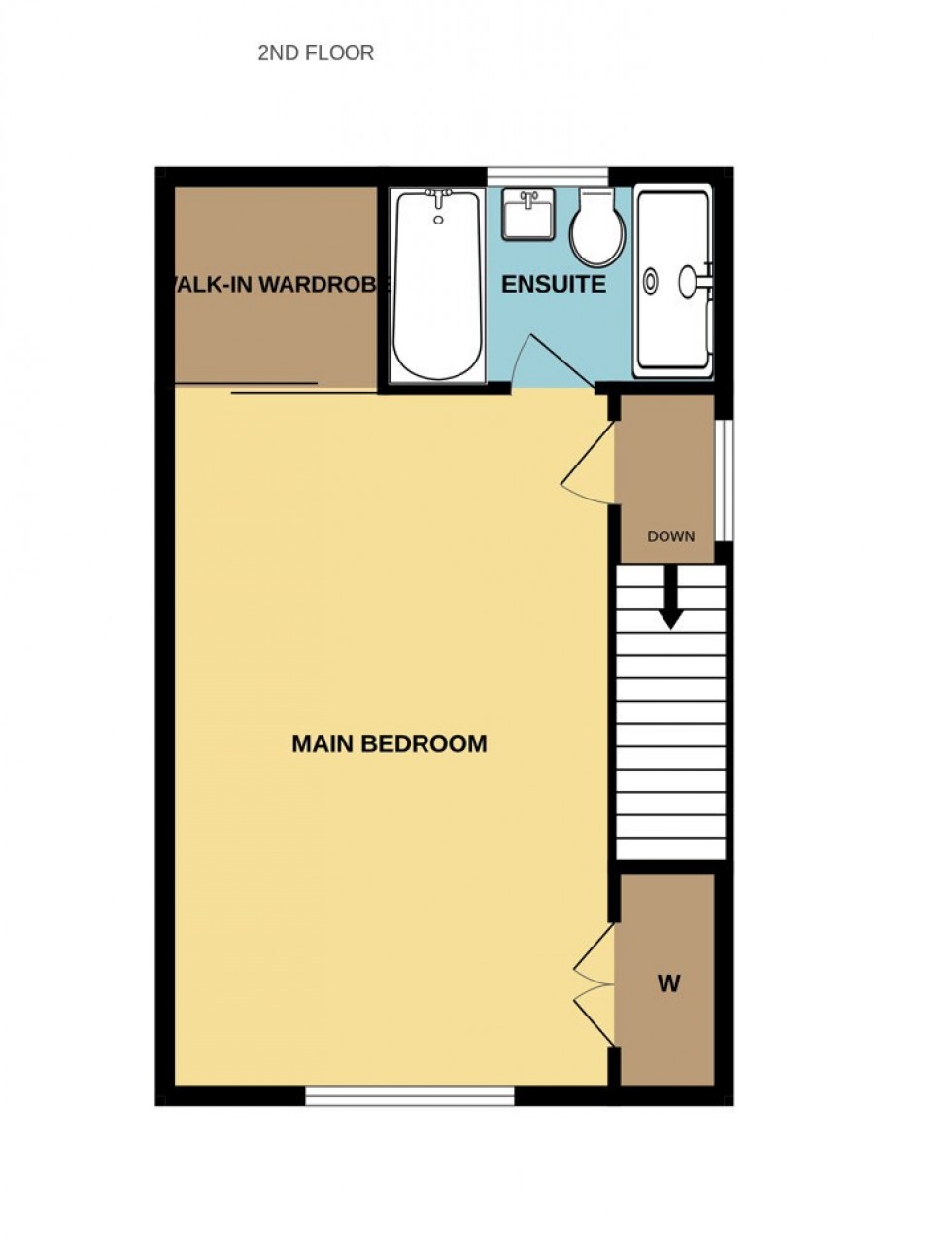 Floorplan for Dunnett Close, Hartley Wintney
