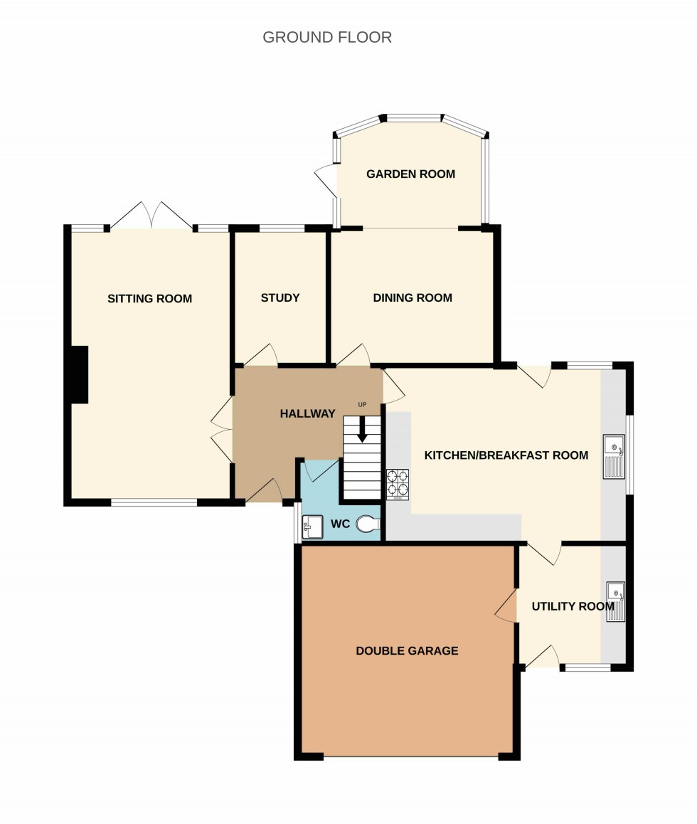 Floorplan for Hartford Road, Hartley Wintney