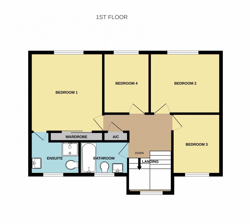 Floorplan for Hartford Road, Hartley Wintney