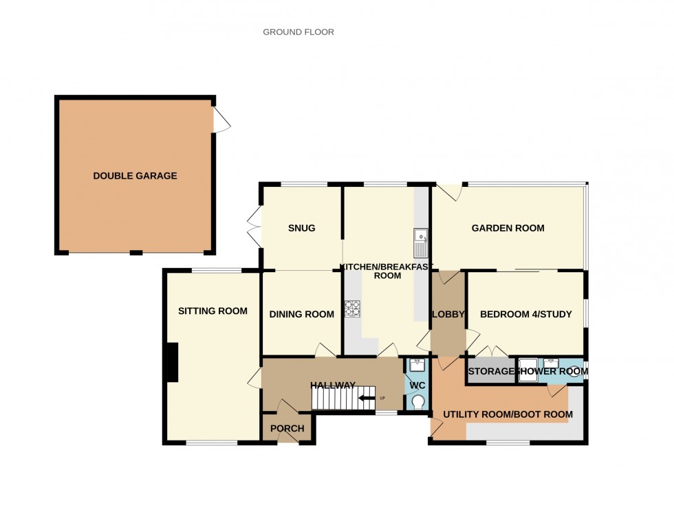Floorplan for Meadow Lane, Hartley Wintney