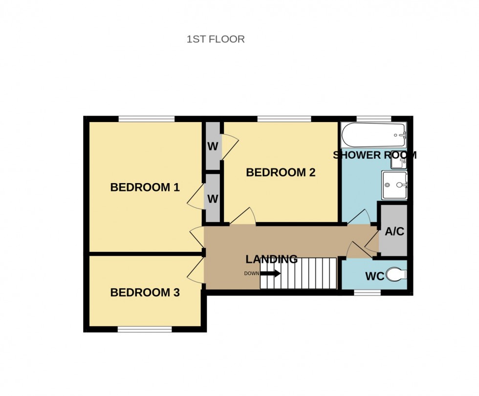 Floorplan for Meadow Lane, Hartley Wintney
