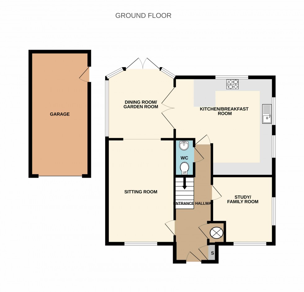 Floorplan for St. Savin, Hartley Wintney