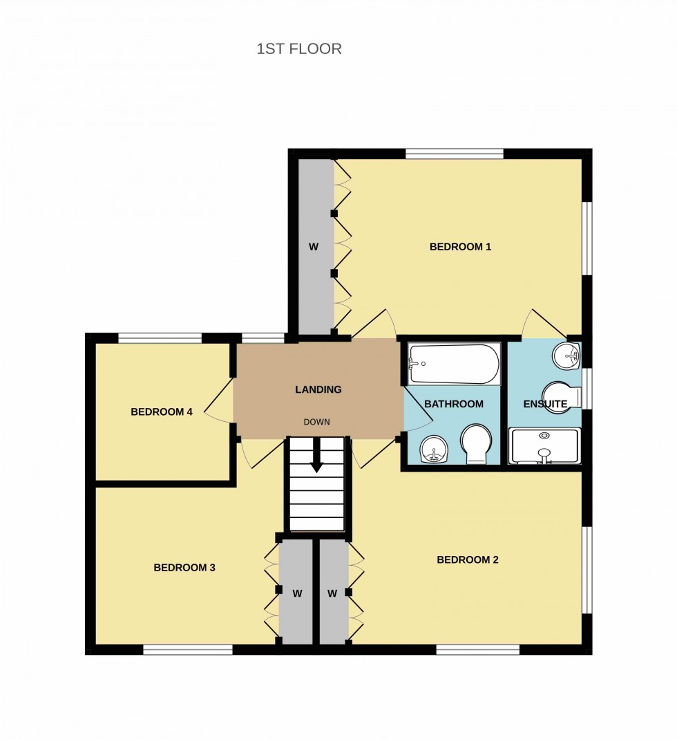 Floorplan for St. Savin, Hartley Wintney