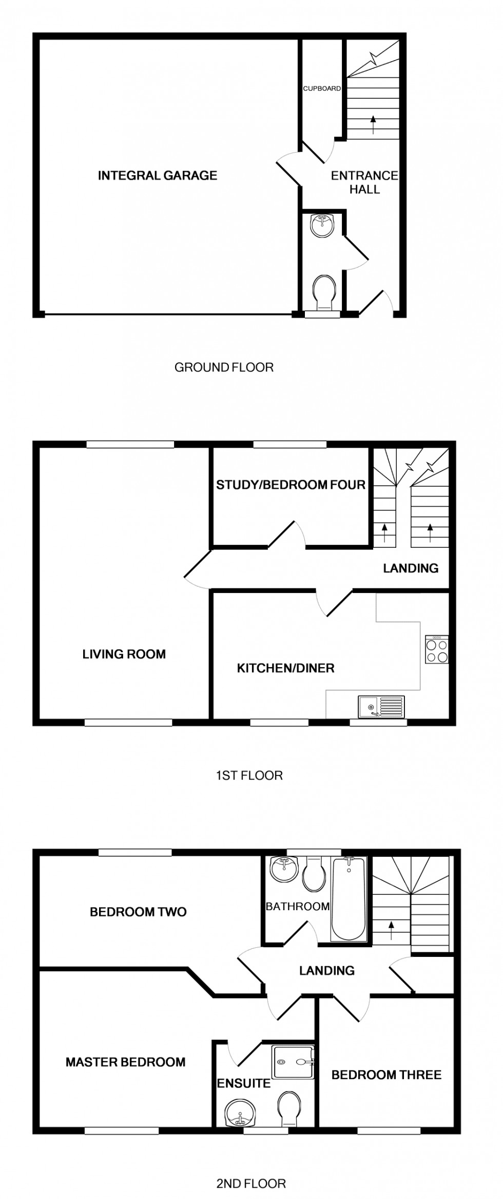 Floorplan for Rooksdown, Basingstoke